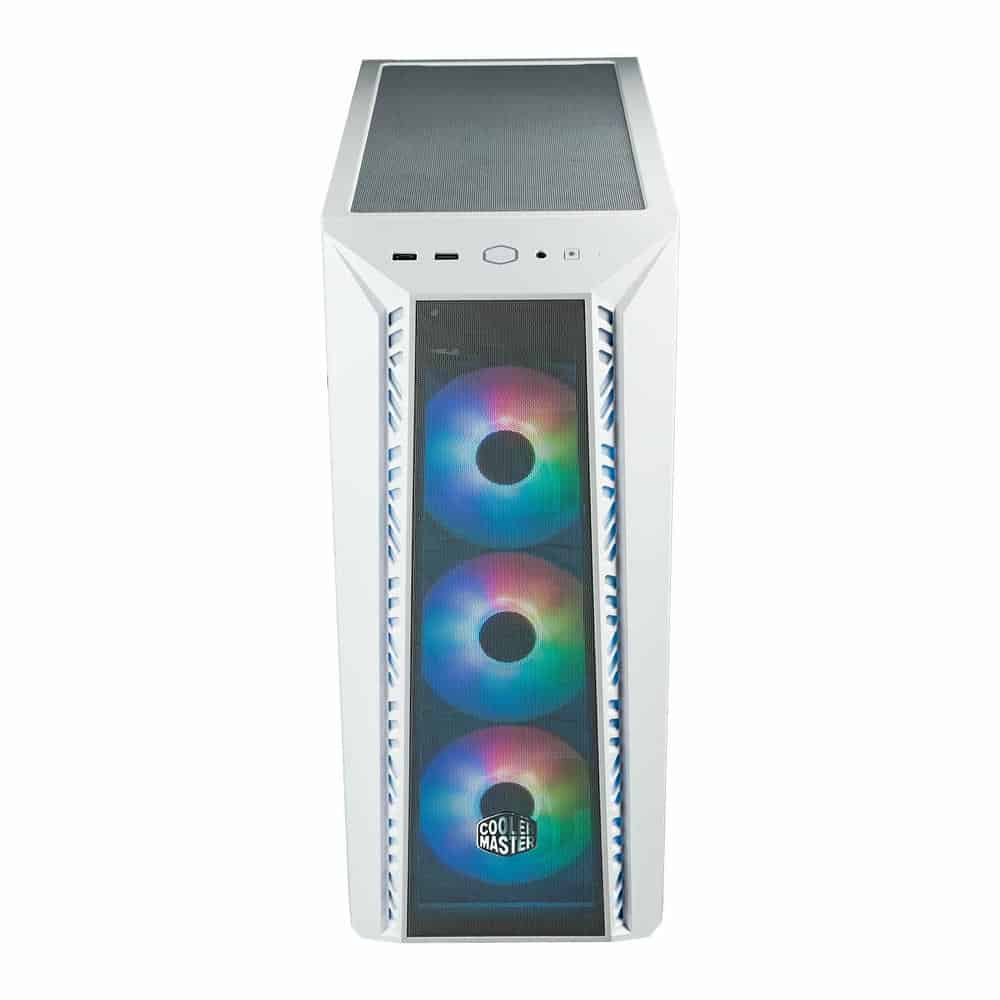 (image for) CoolerMaster MasterBox 520 Mesh White ARGB Mid Tower TG PC Case